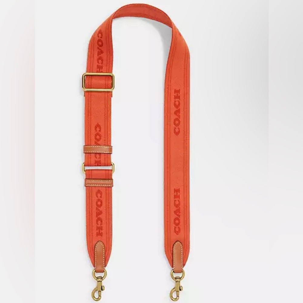 Coach orange strap